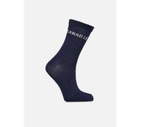 Chaussettes et collants Pieces Pcsebby Long Glitter Statement Sock Noos pour Femme T.U Bleu