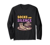 Chaussettes et Silence Cozy Introvert Relax Design Manche Longue