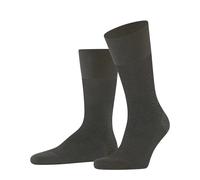 FALKE Airport M So laine coton unies 1 paire, Chaussettes Homme, Vert Military 7826 Herringstripe, 43-46