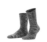 Falke Chaussettes homme Brooklyn M SO coton unies 1 paire Noir (Black 3000) 39-42