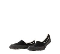 Falke Chaussons Cosyshoe Invisible M Hp – laine, picots semelle, Gris anthracite mélangé 41/42