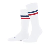 Falke Chaussettes Dynamic U So Coton fantaisie Mixte Blanc (Weiss-Blau-Rot 2068) 1 paire 44-45