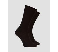 FALKE No. 6 M So laine soie unies 1 paire, Chaussettes Homme, Noir Black 3000, 41-42