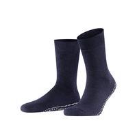 Falke Chaussettes Homepads – coton et laine, picots sur la semelle – Homme Bleu marine 35-38