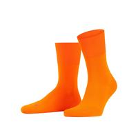 Falke Chaussettes Run U SSO – Mixtes, en coton, unies, opaques – Orange Bright 8930 46-48
