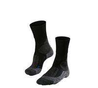 Falke Chaussettes de randonnée TK1 Adventure Cool – respirantes, anti-ampoule – Noir 44-45