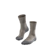 Falke Chaussettes de randonnée TK1 Adventure Wool, laine anti-ampoule épaisses, Homme Beige 46-48