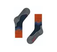 Falke Chaussettes de randonnée TK2 Explore Crest M SO, laine épaisse anti-ampoule, Bleu 42-43