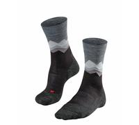 Falke Chaussettes de randonnée Homme TK2 Explore Crest M SO Laine épaisse anti-ampoule Noir 39-41