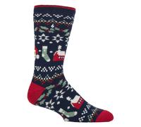 HEAT HOLDERS SOCKSHOP Hommes 1.6 TOG Lite Noël Chaussettes Paquet de 1 (FR/ES, Numérique, 39, 45, Taille normale, Taille normale, Nouvelles festives)