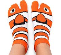 Chaussettes fantaisie - Unisexe, cadeau parfait pour les adolescents, les hommes et les femmes, deux paires de chaussettes orange, Taille unique