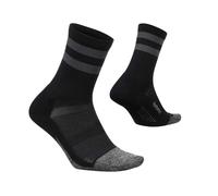 Chaussettes Feetures Elite Light Cushion Mini Crew High Top Noir, Taille M
