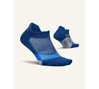 Chaussettes Feetures Elite Light Cushion No Show Tab bleu blanc - S