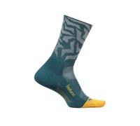 Chaussettes Feetures Elite Ultra Light Mini Crew Vert Jaune, Taille M