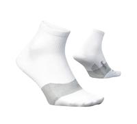 Chaussettes Feetures Elite Ultra Light Quarter Blanc, Taille M