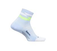 Chaussettes Feetures Elite Ultra Light Quarter Bleu Ciel, Taille L