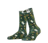Chaussettes femme Burlington Fancy Christmas Vert 36/41