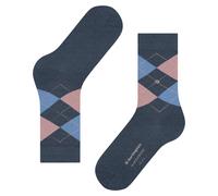Burlington Chaussettes femme Marylebone W - Laine fantaisie, Bleu Dark Blue Melange, 36-41, 1 paire