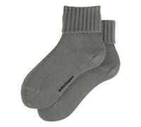 Burlington Chaussettes femme Plymouth W So – en laine, unies – Gris Dark Grey 3070 – 36-41