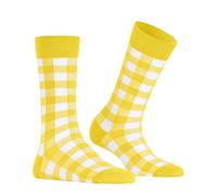 Burlington Vichy W So coton fantaisie 1 paire, Chaussettes Femme, Jaune Sunshine 1330, 36-41
