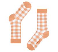 Chaussettes femme Burlington Vichy Orange 36/41
