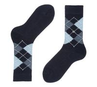 Burlington - Chaussettes Whitby 6120 - Femme Bleu marine - Taille 36-41 - 1 paire