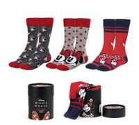 Chaussettes femme Cerda Disney Minnie (x3) Rouge 41/45