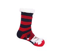 Chaussettes Femme, Chaussettes Chaudes de Noël d'automne et d'hiver pour Basses de Neige épaisses et doublées en Polaire