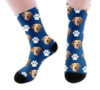 Chaussettes Femme Classiques Colours Fantaisie Coton Peigné de Sport sans Coutures Antibactériennes et Respirantes Rigolote Idee Cadeau Homme