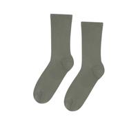 Chaussettes femme Colorful Standard Classic Organic Dusty Olive Vert 36/40