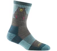 Chaussettes femme Darn Tough Bear Town Micro Crew Lightweight With Cushion Taille de chaussures: 35-37,5 / Couleur: bleu