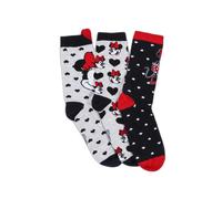 Chaussettes femme Disney Minnie Hearts (x12) Multicolore TU