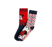 Chaussettes femme Disney Minnie ZigZag (x6) Bleu TU