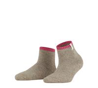 Falke Chaussettes femme Cosy Plush W Sso – laine d'alpaga fantaisie – Marron Nut Melange 35-38