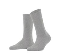 FALKE Family W So coton durable unies 1 paire, Chaussettes Femme, Gris Light Heather 3223, 35-38