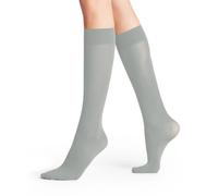 FALKE Pure Matt 50 DEN W Kh semi-opaques unies 1 paire, Chaussettes longues Femme, Gris Silver 3462, 39-42