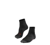 Falke Chaussettes de tennis TE2 Short Femme – Coton anti-ampoule Noir 39-40