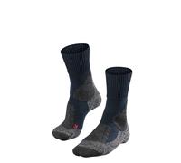Falke Chaussettes de randonnée TK1 Adventure W So laine – 1 paire – Bleu marine 41-42