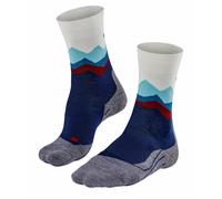 Falke Chaussettes de randonnée TK2 Crest laine épaisse anti-ampoule Femme Bleu Dark Night 39-40