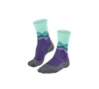 Falke Chaussettes de randonnée femme TK2 Crest anatomiques Laine/Fibre artificielle Amethyst 35-36