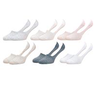 Chaussettes Femme Infinitif Pack De 6 Footies Couleurs Infinitif