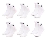 Chaussettes Femme Kappa Quarter Pack De 6 Paires Blanches