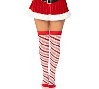 Chaussettes femme Leg Avenue Candy Cane Lurex Blanc TU