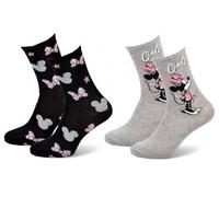 Chaussettes Femme Licence Disney Minnie- Pack de 2 Paires 1347-36/41