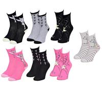 Chaussettes Femme Licence Fantaisie-Assortiment Modèles Photos Selon Arrivages- Pack De 9 Paires Surprise La Fée Clochette