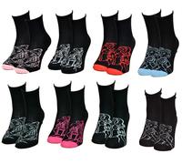 Chaussettes Femme Licence Fantaisie-Assortiment Modèles Photos Selon Arrivages- Pack De 9 Paires Surprise Les Princesses
