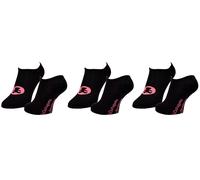 Chaussettes Femme Lulu Castagnette Pack De 3 Lulu Sneaker Fluo Noires