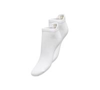 ONLY Onlea Heart Sneak Socks 2-Pack Acc Noos Chaussettes de Sport, Blanc, Taille Unique (Lot de 2) Femmes