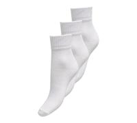 Chaussettes femme Only Tine Heart (x3) Blanc TU