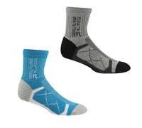 Regatta Outdoor Active Socks 2 Pairs Bleu,Gris EU 39-42 Femme